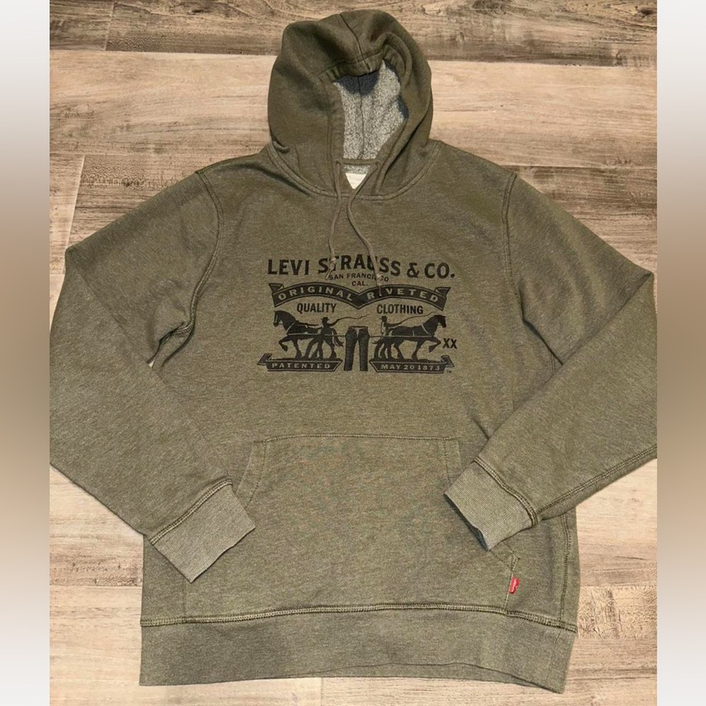 Levi's Forest Green Graphic Hoodie